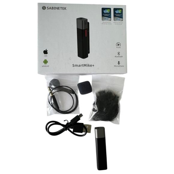 Sabinetek SmartMike+ Wireless Bluetooth Microphone for Content Creators - Picture 2 of 5